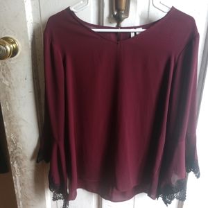 Maroon blouse